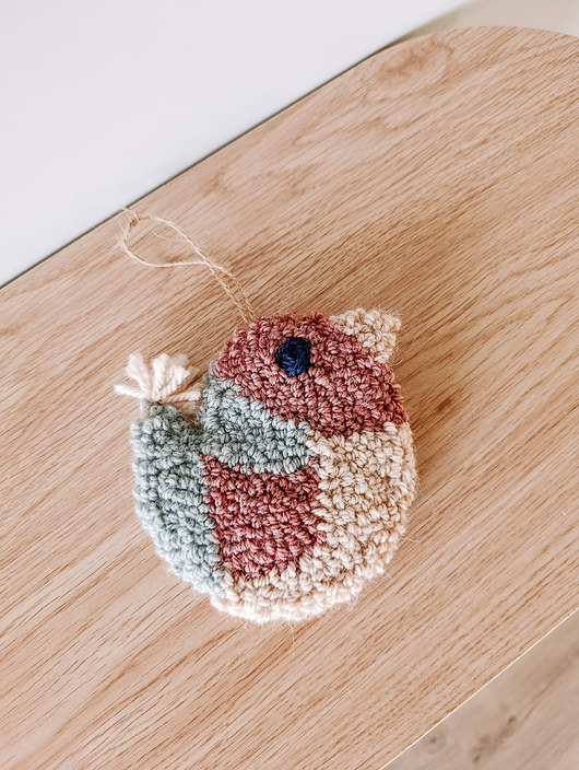 Ozdoby na ścianę Miękka zawieszka ścienna - ptaszek z ogonkiem NA ZAMÓWIENIE