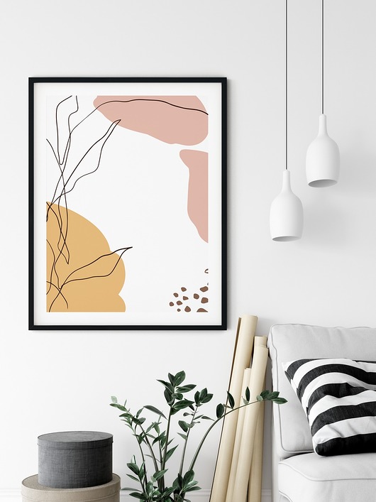 Plakat skandynawski Modern abstract no. 8 myscandi