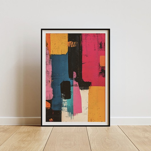 plakaty Plakat - Abstrakcyjny zamęt