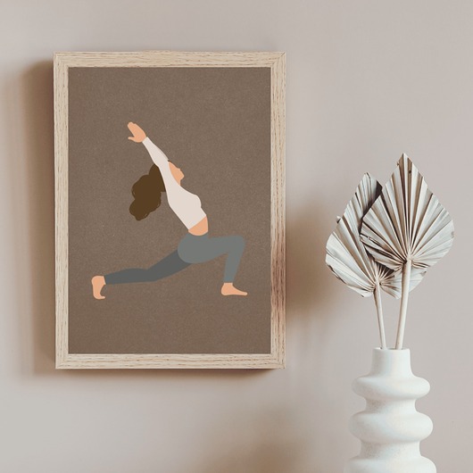 plakaty Plakat joga Asany Yoga A3 Medytacja Plakat z motywem jogi Plakat boho