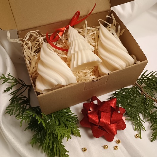 przechowywanie - różne Box prezentowy ze świecą