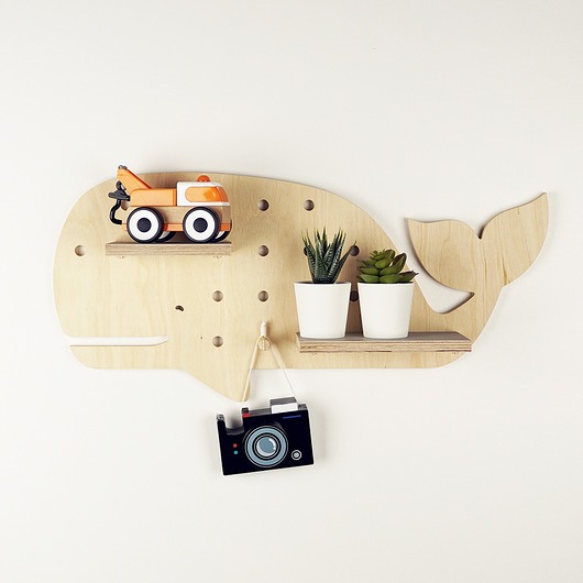 regały i półki Półka pegboard, tablica wieloryb