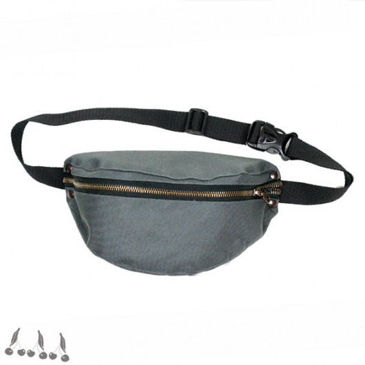 ::: HIP BAG  GRAPHITe ::: uniqo