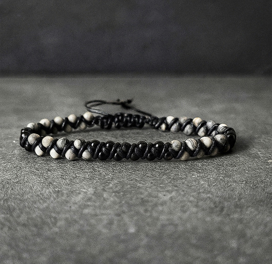 biżuteria męska Potrójna ochrona - męska z Turmalinem