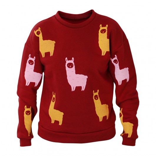 Maroon Alpaca marshmallow