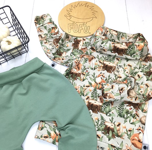 Komplet rosnący z maluszkiem - forest babies FuFu Handmade