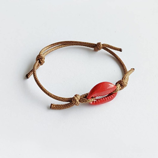 bransoletki na sznurku MUSZLE  bransoletka