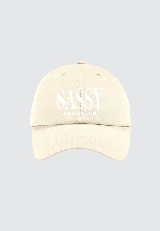 czapki damskie Czapka z daszkiem DAD CAP (organic) beżowa