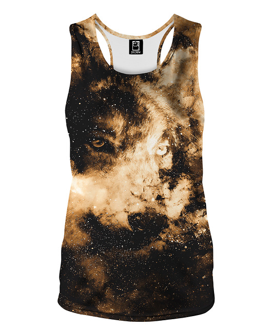topy damskie DR.CROW Bokserka Top Space Wolf