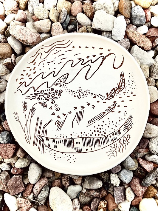 deski do krojenia i tace Taca ceramiczna