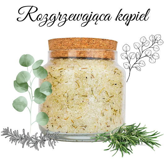 produkty do kąpieli Sól kąpielowa Rozgrzewająca
