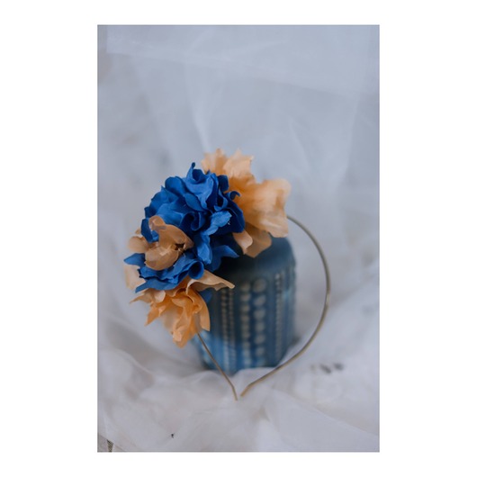 opaski do włosów Jedwabna opaska kwiaty