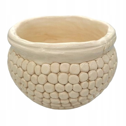 doniczki Doniczka Ceramiczna Handmade Ogród na Parapecie. Doniczka Ręcznie Robiona