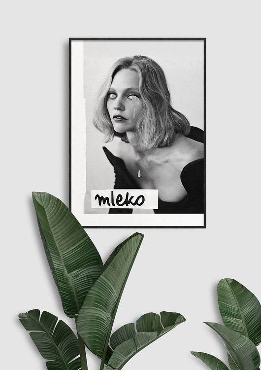 fotografia Mleko - grafika fotograficzna