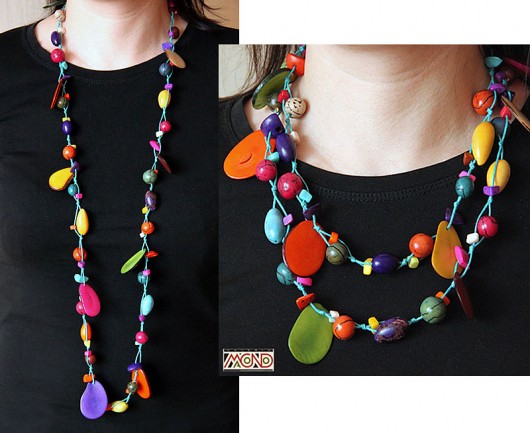 Kolorowy orzech tagua (n252) Galeria Macondo