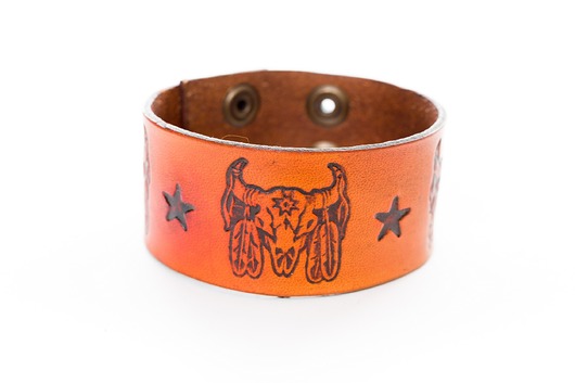 Bransoletka  skórzana country InthLeathercraft