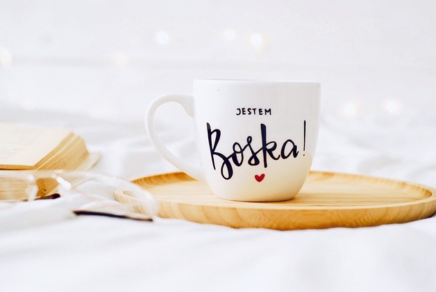 kubki Kubek JESTEM BOSKA