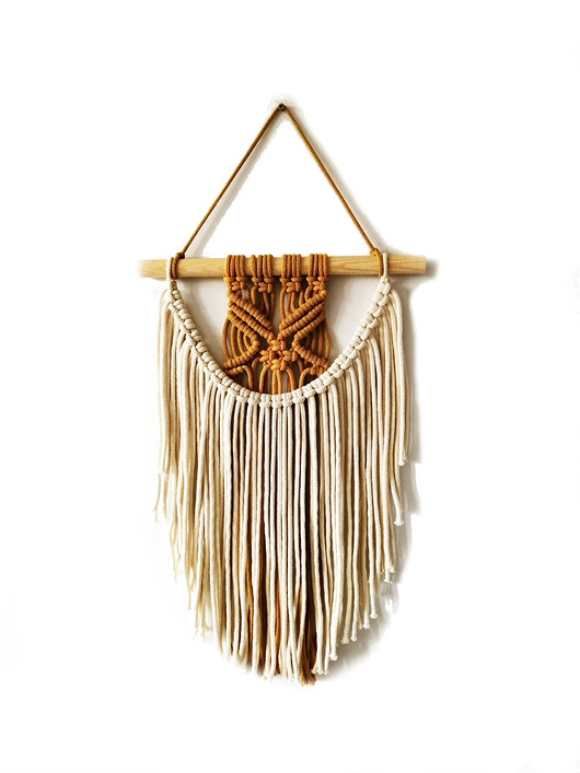 Makrama dekoracja ścienna Boho styl Barwny Zakątek