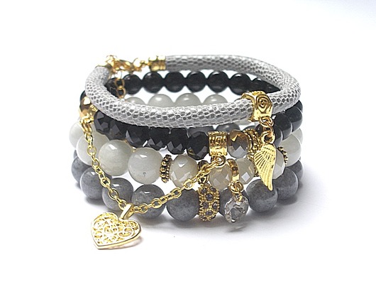 ZAMÓWIENIE :) GREY AND BLACK -GOLD   /08.03.16/  KiKa pracownia