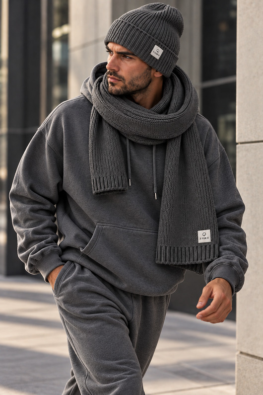 moda - inne Komplet DIEGO Grafit