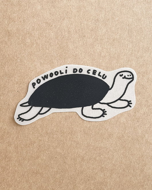 akcesoria różne Naprasowanka Powoli do celu