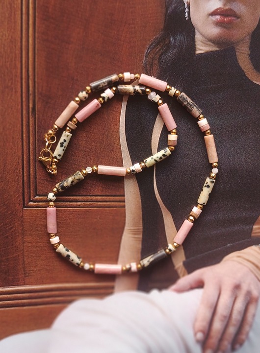 chokery Naked jaspis