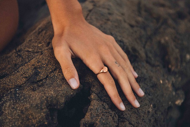 pierścionki - różne SYGNET empty / copper