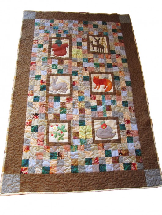 Narzuta patchwork  zam. dla p. Ani Helena Kamińska