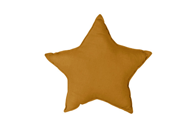 poduszki do pokoju dziecka Poduszka gwiazda musztardowa
