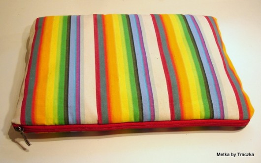 etui na MacBook - flower power (laptop) metka by traczka