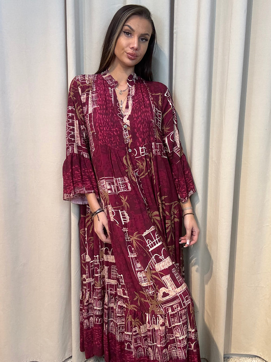 sukienki maxi damskie Wiskozowa sukienka Chiaretto