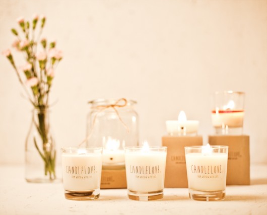MELON świeca sojowa handmade  Candlelove