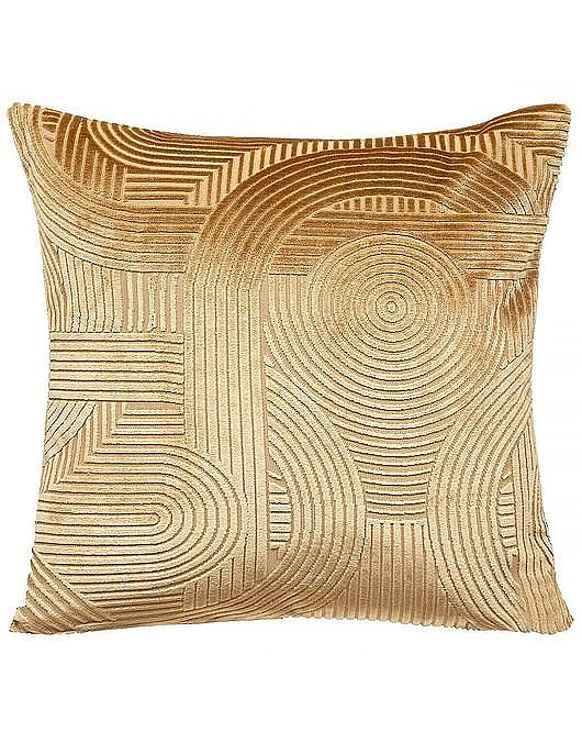 poduszki, poszewki - różne Poszewka Dekoracyjna Poszewka Aksamitna Geometry Gold 40x40 cm