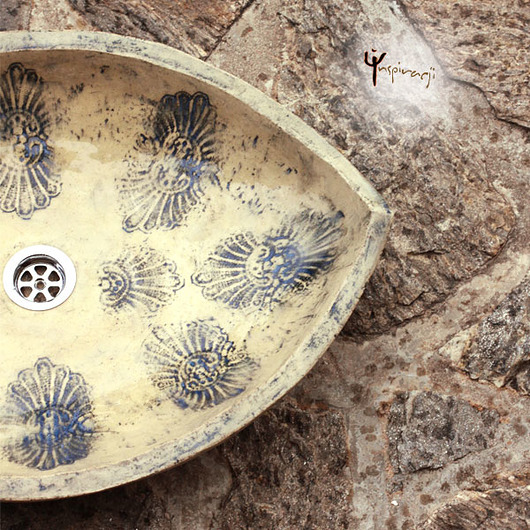 Ceramiczna umywalka - markiza w inspiracji