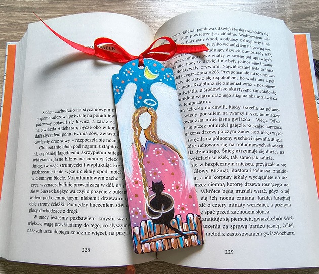zakładki do książek Zakładka do książki Wśród gwiazd z dedykacją