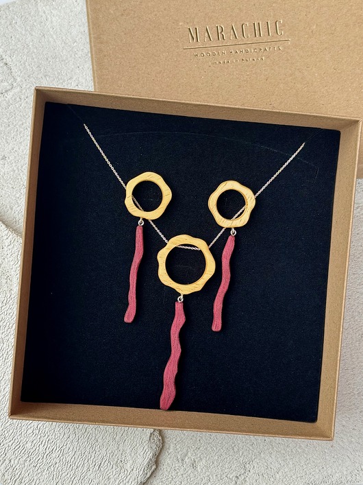 komplet biżuterii Komplet biżuterii SAMARA naszyjnik i kolczyki