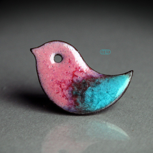 broszki Ptaszek Owocowy