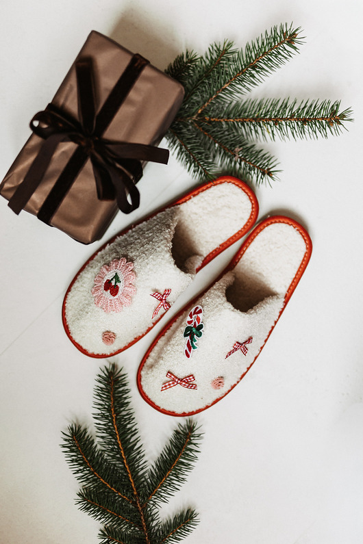 kapcie damskie Cukierkowe kapcie na prezent dla niej