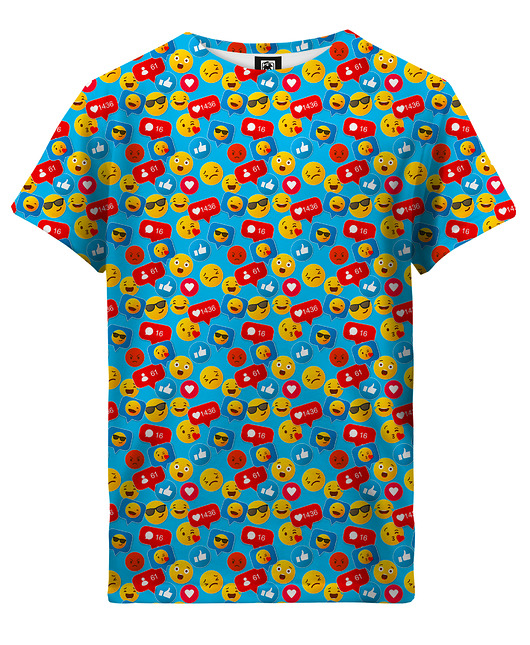 t-shirty dla dziewczynki T-shirt Girl DR.CROW Emotki