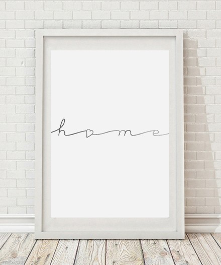 plakaty Plakat home A3