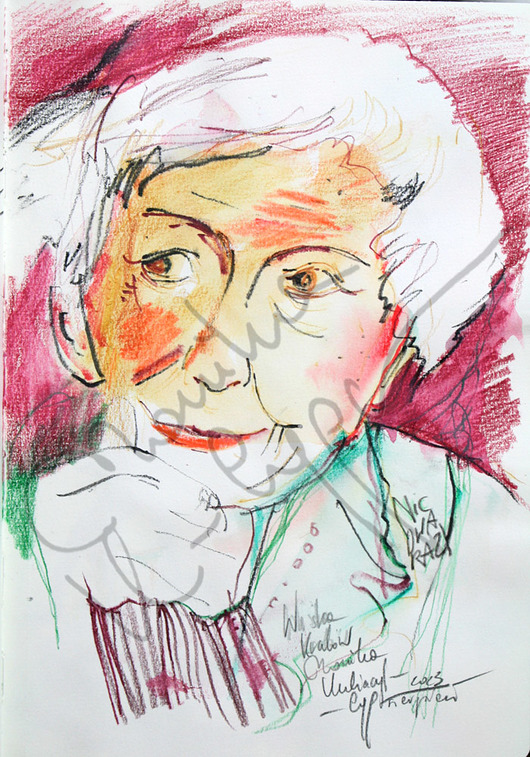 grafiki i ilustracje Kraków  - Szymborska