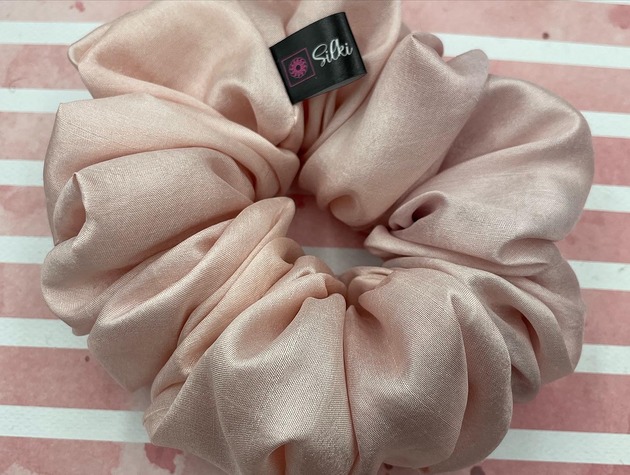 gumki do włosów Gumka jedwabna frotka 100% jedwab naturalny scrunchie