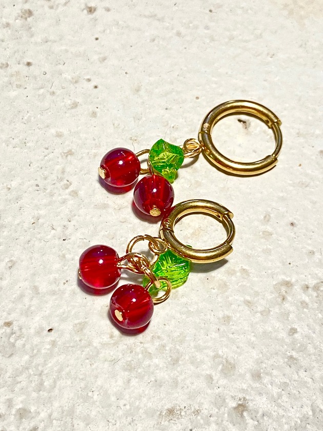 kolczyki - inne Kolczyki wisienki