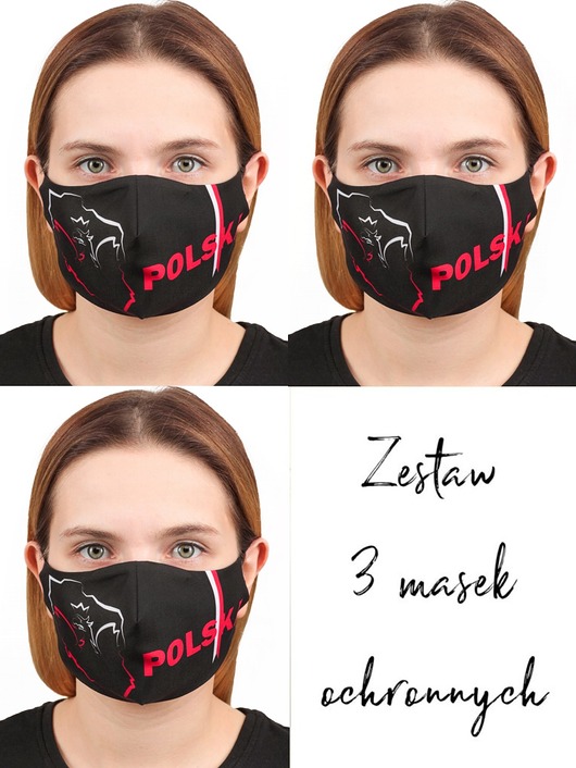 3szt. masek ochronnych- polska Usunieta
