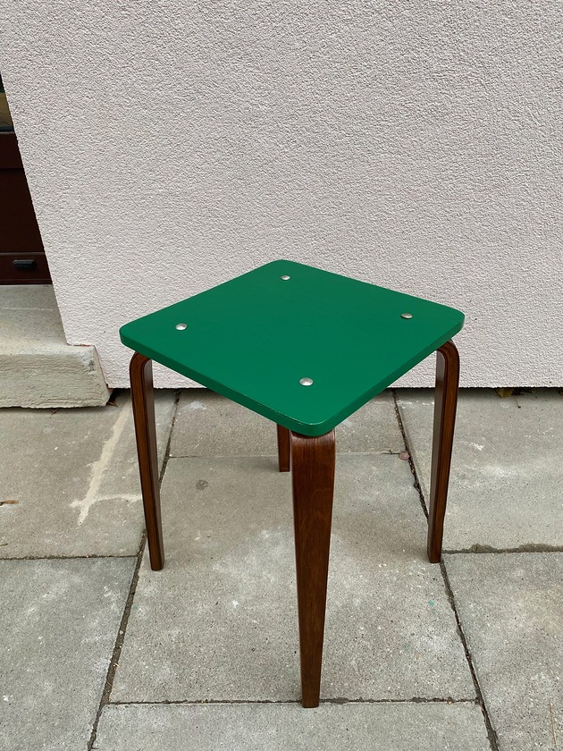 stołki Taboret, kwietnik vintage, lata 70.