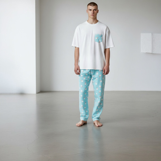 moda - inne Piżama Unisex bawełniana w lody