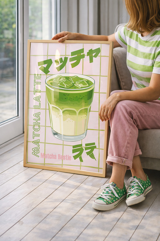 plakaty Plakat Matcha Bestie