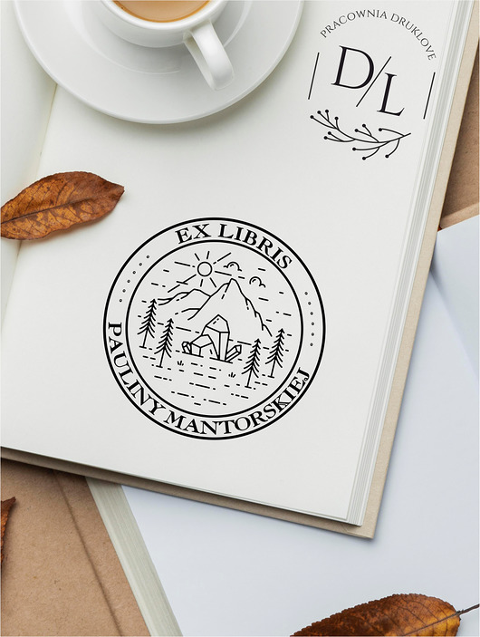 stemple Stempel Ex Libris Exlibris personalizowany Góry 9
