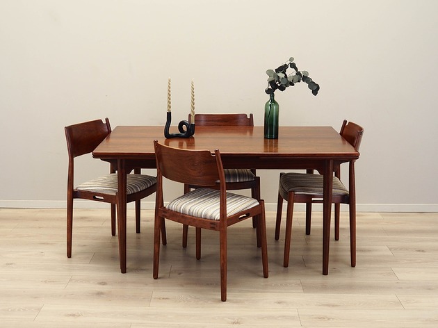 stoły Stół palisandrowy, duński design, lata 70, Omann Jun, Gunni Omann