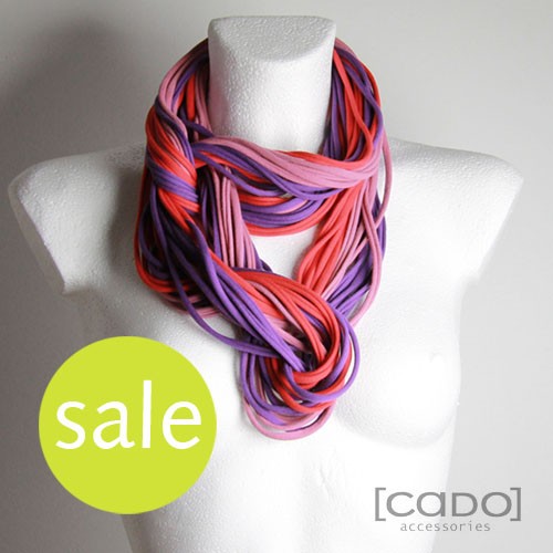 Zamotka Dzianinowy Naszyjnik LOLLY POP CADOaccessories